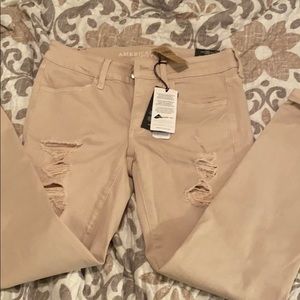 American Eagle Super Stretch Distressed Jean